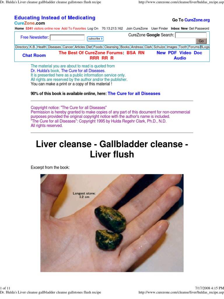 EpsomSalts Dr Huldas Liver Gallbladder Cleanse Bile Gallbladder