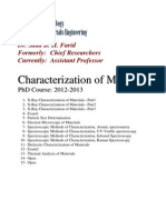 1-3 X-Ray Characterization of Materials