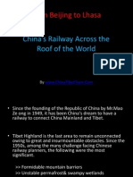 From Beijing To Lhasa: China's Railway Across The Roof of The World