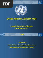 Conf - DPKO - ONU AV To War College Angola