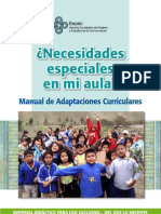 Educacion Inclusiva Manual de Adaptaciones Curriculares