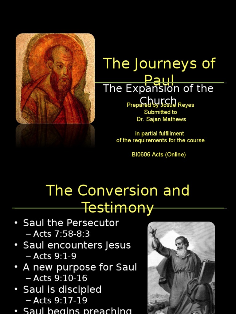 Paul's Missionary Journeys Explained | PDF | Paul The Apostle | Barnabas