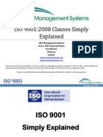 ISO 9001 Clauses Simply Explained