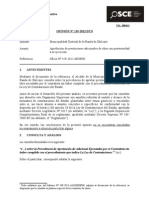 119-12-PRE - Aprobación de Adicional de Obra