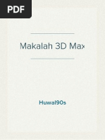 Makalah 3D Studio Max