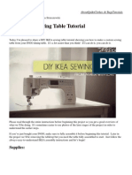 DIY IKEA Sewing Table Tutorial - From Marta With Love PDF