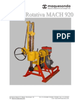 Sonda Rotativa MACH 920 Manual