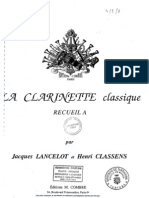 La Clarinette Classique (Piano 1)