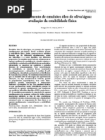 FRANGE & GARCIA, 2009 - Desenvolvimento de emulsões óleo de oliva-água - avaliação da estabilidade física