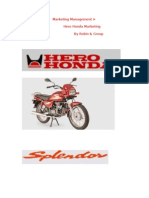 Hero Honda Project by Robin & Group.