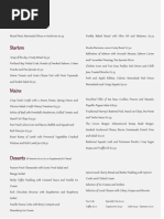 3-Course Menu Selection Guide | PDF