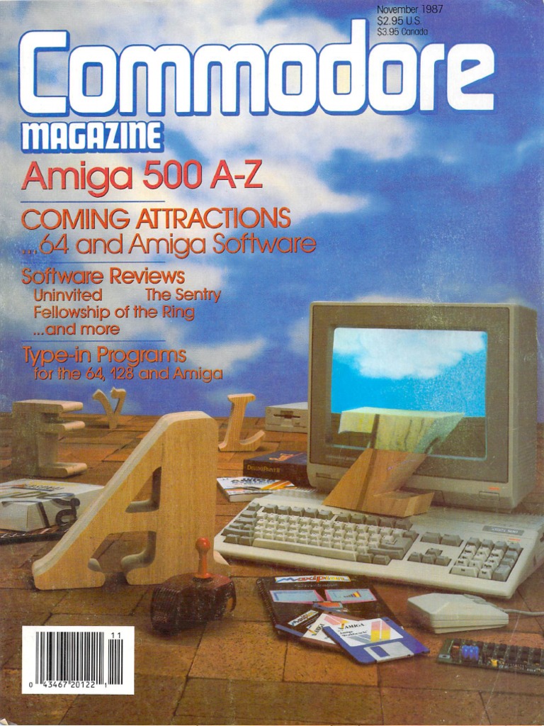 Commodore Magazine Vol-08-N11 1987 Nov PDF Computing Computing And Information Technology