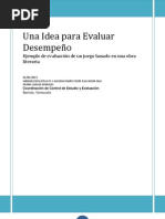 Una Idea para Evaluar Desempeño