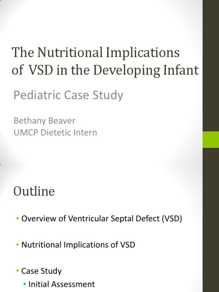 Childrens National Pediatric Case Study VSD PDF Congenital Heart