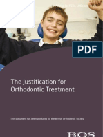 Justification For Orthodontic Treatment