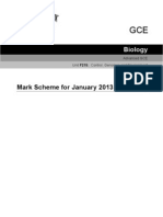 OCR Jan 2013 F215 Biology Mark Scheme