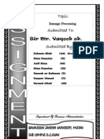 Topic: Submitted To:: Sir Mr. Yaqoob SB
