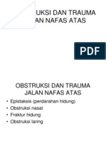 Obstruksi Dan Trauma Jalan Nafas Atas