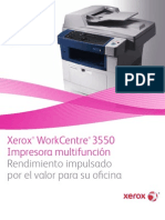 Brochure Xerox Wc3550