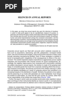 Download Silences in Annual Report by Komang Islami Susanti SN145473121 doc pdf