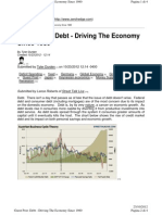 0H - Debt - Driving The Economy Since 1980 23ott12