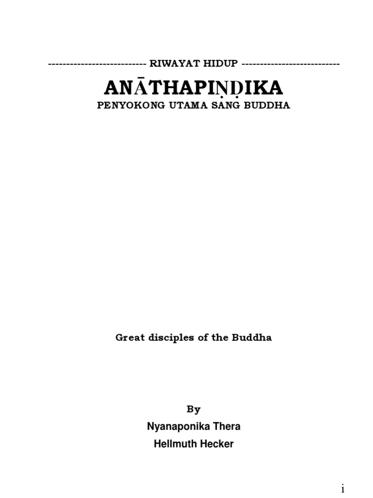 ANATHAPINDIKA | PDF
