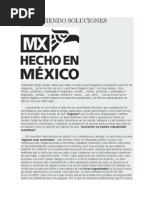 PROPONIENDO SOLUCIONES