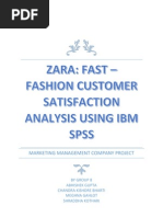 Zara Company Project Report