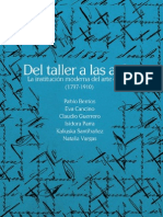 Del Taller A Las Aulas Estudios de Arte