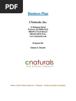 Download CNaturals Dream Business Plan  by cnaturals SN14550881 doc pdf