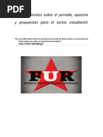 2.- Documento sobre el periodo, apuesta y propuestas para el sector estudiantil.pdf