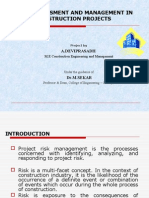 New Risk Assessment and Management in Construction Projectss Project Pres - Ceg