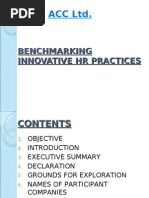Download Bench Marking Innovative HR Practices by nehaamlathe SN14553151 doc pdf