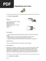 Experiências com o Som