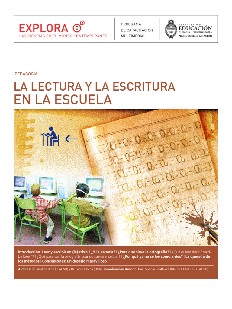 La Escritura y La Lectura en La Escuela | PDF | Lectura (proceso ...