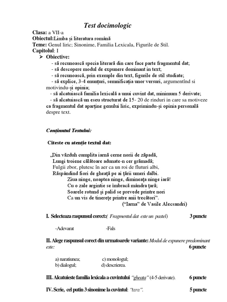 Test Docimologic | PDF