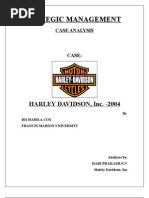 Download Harley Davidson Strategic Management Changed  New by haricane SN14553502 doc pdf