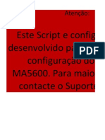 CONFIGUTAÇÃO DE PORTAS MA5600 v2