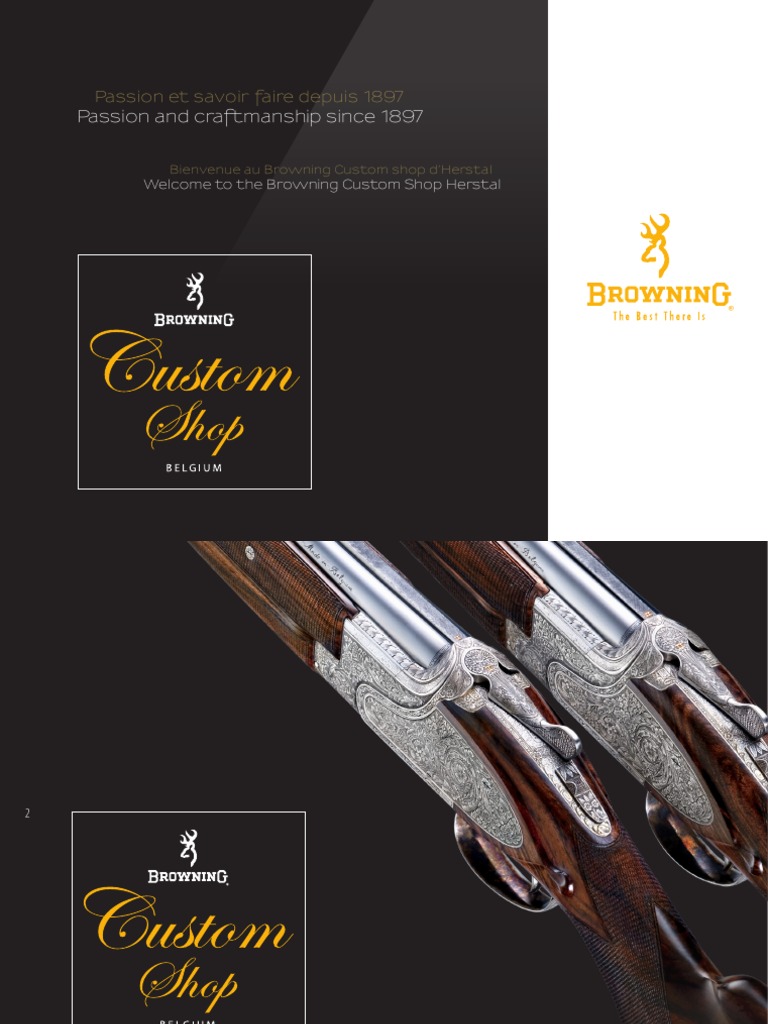 Browning Catalogue Gravure Fusil de chasse