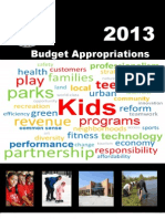 2013 CPD Budget Appropriations