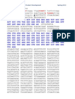 Caccc Ccaat A Taaaa: Bioinformatics in Medical Product Development Spring 2013 SMPD 287