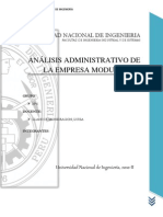 Analisis Administrativo - Empresa Modul-Plac