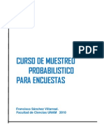 Tecnicas de Muestreo PROBABILISTICO