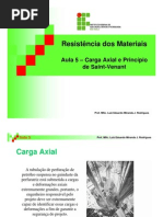 Aula 5 – Carga Axial e Princípio de Saint-Venant