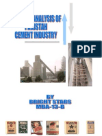 Critical Analysis of Pakistan Cement Industry