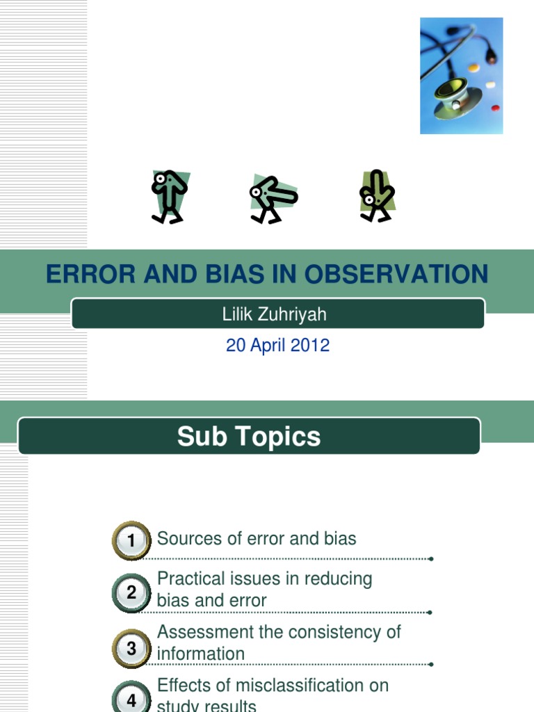 Error and Bias in Research Observations | PDF | Observational Error ...