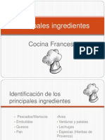 Principales Ingredientes Cocina Francesa