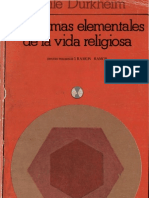 58292969 Durkheim Emile Las Formas Element Ales de La Vida Religiosa