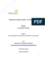 Como Ser Un Tutor Virtualcapacitacionunad