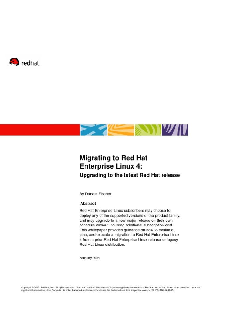 Migrating To Red Hat Enterprise Linux 4 | PDF | Linux | File System
